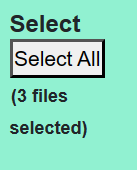 Selected files number